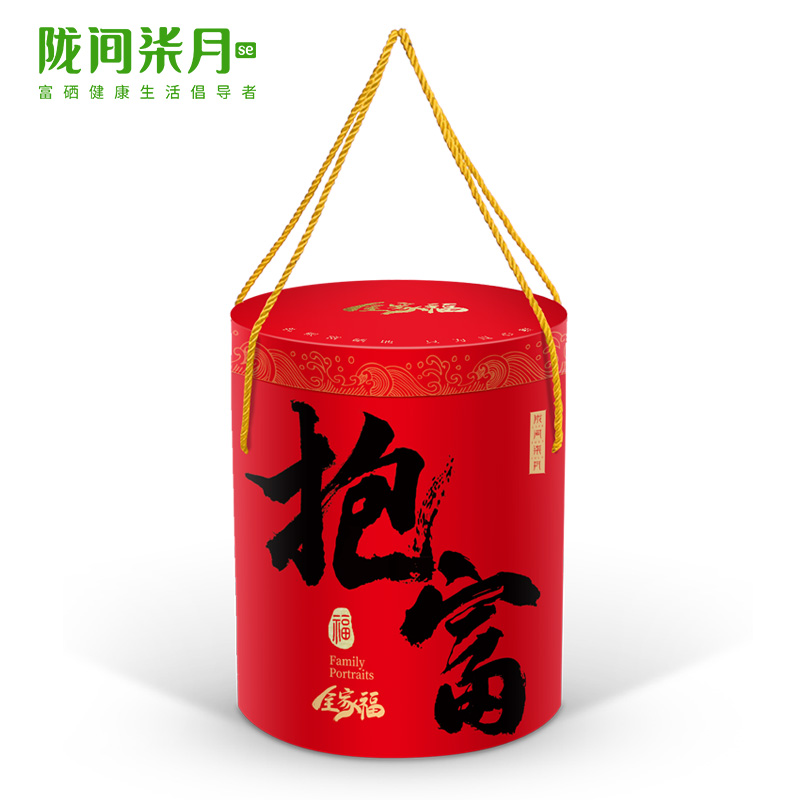 QZ陇间柒月全家福﹒抱富 A款（油茶籽调和油248ml、 黑豆400g、玉米糁400g、黄豆400g、银耳80g、香菇50g*2、红糖100g）
