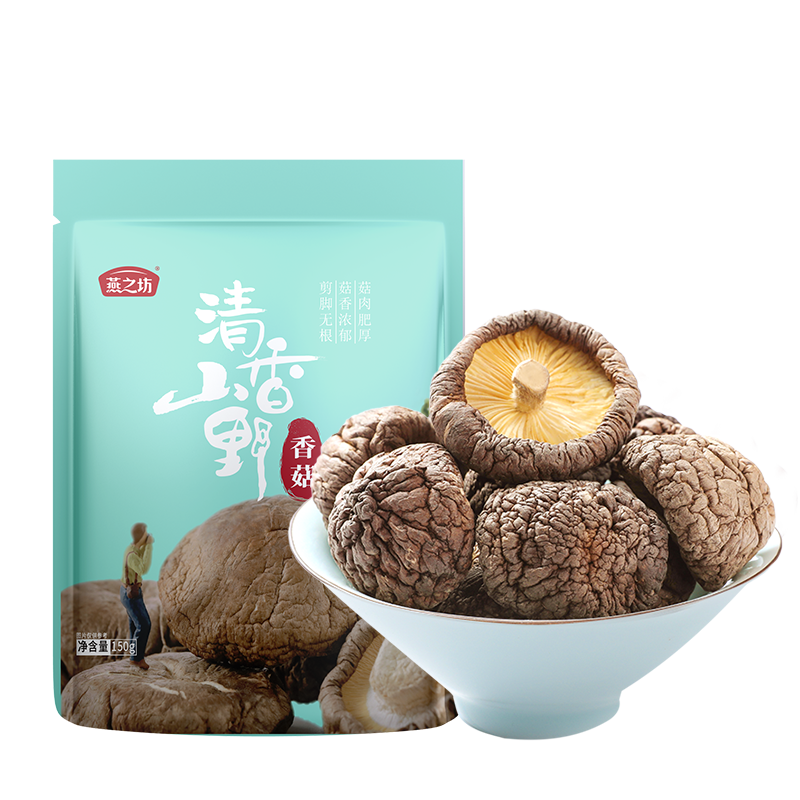 【QZ】燕之坊西峡伏牛山无根香菇 150g