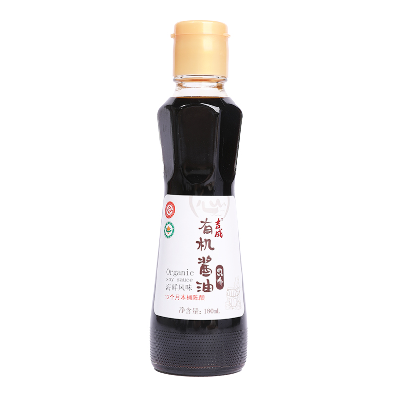 【QZM】吉成有机昆布酱油特级生抽儿童0添加黄豆酱油小瓶装木桶酿造2瓶装