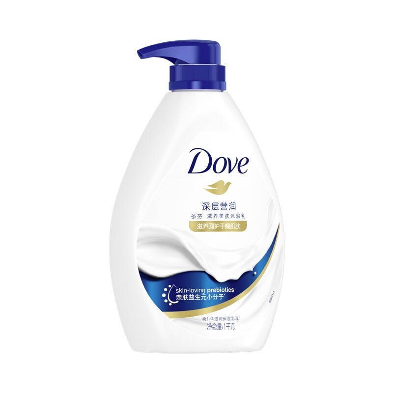 QZ多芬(DOVE)沐浴露 深层营润滋养美肤沐浴乳1000g(新老包装随机发货)