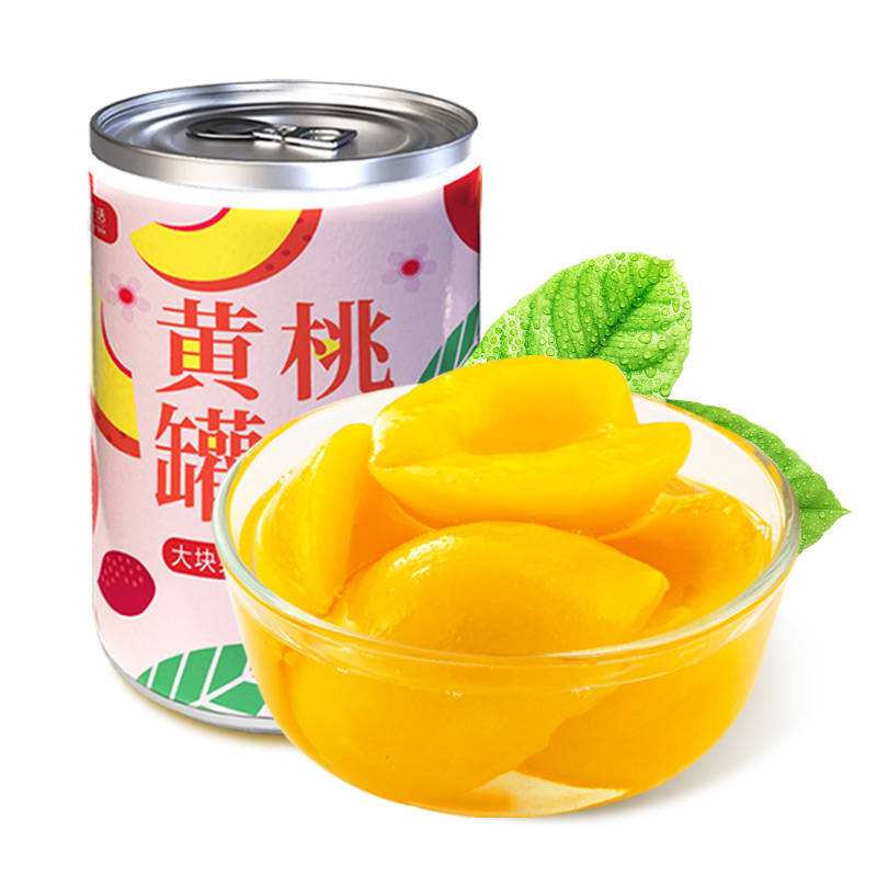 QZ西瓜味的童话黄桃罐头425g