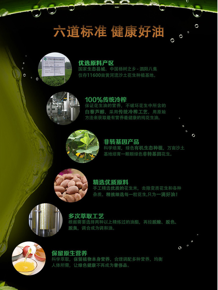 原生态纯花生油送礼佳品单独玻璃瓶装500g-6瓶_05.jpg
