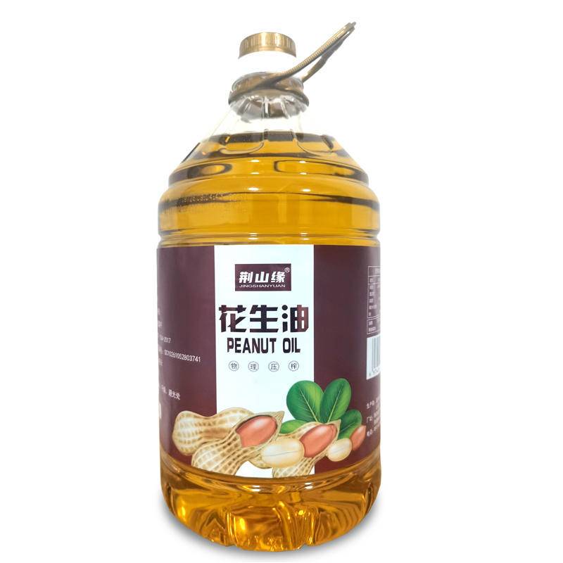 富平县荆山缘压榨一级花生油浓香压榨5L