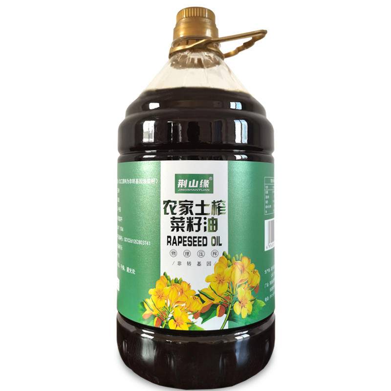 【测试商品】富平县荆山缘土榨菜籽油5L